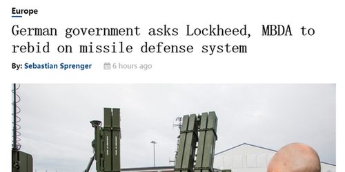 德國與美意聯合研發(fā)新型防空系統 將替換愛國者